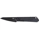CRKT Straight Folding Knife 2.6\" D2 Wharncliffe Blade, Black Oxide Finish, Black G10 Handle. - Columbia River Knife