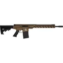 Great Lakes Firearms AR10 Rifle, .308win, 18\" 4150 CRMOV Black Nitride Barrel, 15.25\" M-LOK Rail, 6 Position M4 Stock, Burnt Bronze Cerakote- GL10308 BRZ - Great Lakes Firearms