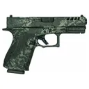 Great Lakes Firearms & Ammo GL19 Striker GL19LGRYBUNDLE Pistol, 9mm Luger, 4\" Barrel, 15+1, Semi-Auto, Optic-Ready, Lichen Gray Cerakote. - Great Lakes Firearms