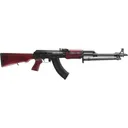 Zastava ZR72762SR M72 RPK Rifle, 7.62x39 Caliber, 1-30 Round, 21\" BBL. 1.5mm Receiver, Bulged Trunion - Serbian RED - Zastava