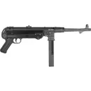 Mauser MP40P 4400018 Pistol, .22 LR, 10\" Barrel, 23+1, Semi-Auto, Black, Optics-Ready, Adjustable Sights - Blue Line