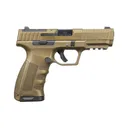 Ranger Arms RA9 Defence02, Semi-Automatic 9mm Pistol, Striker Fired, 4\" Barrel, CZ75 Magazine Compatible, 17rd Magazine, Bronze - Ranger Arms