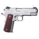 Ed Brown Executive Commander 1911 EC18SS45 Pistol, .45 ACP, 4.25\" Barrel, 8+1, Single Action, Stainless, Gold Bead Front Sight, 25 LPI Checkering. - Ed Brown Custom