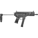 Grand Power Stribog SP9A3G Pistol 9mm 8\" 30+1 Semi-Auto Non-Reciprocating Charging Handle, Threaded Barrel - Global Ordnance