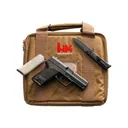 Heckler & Koch P8 A1 Final Edition 81001397 Pistol 9mm 4.25\" 15+1 DA/SA Black w/Boker Knife & Tan Case - Heckler And Koch