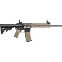 Tippmann Arms M4-22 LTE Accent A101224 Rifle .22 LR 16\" Threaded Barrel 25rd Semi-Auto FDE Accents Flip Sights. - Tippmann Armory