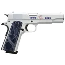 Tisas 1911 Freedom .45 ACP 5\" 8+1 Pistol, White Cerakote Engraved Grips - Tisas Trabzon Arms Industry