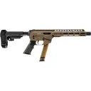 Freedom Ordnance FX9P10S-FDE FX-9 Pistol 9mm 10\" 31+1 Blowback Action FDE Finish Faux Suppressor, SBA3 Brace - Freedom Ordnance