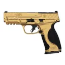 Smith & Wesson M&P9 M2.0 Metal 14304 Pistol 9mm 4.25\" 10+1 Semi-Auto Gold Cerakote Optics-Ready - Smith & Wesson