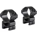 Hawke Sport Optics Match Mount 22117 Rings High Weaver 30mm Tube Double Hex Screws Aluminum - Hawke Optics