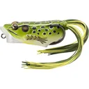 LIVETARGET Hollow Body Frog Popper 2" Topwater Green/Yellow - LIVETARGET