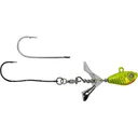 Kalin's Google Eye Tungsten Search Bait 3/8oz Minnow Jighead Chartreuse/Orange - Kalin's