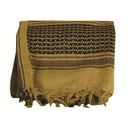 Voodoo Tactical Woven Coalition Desert Scarf Cotton Khaki and Black - Voodoo Tactical