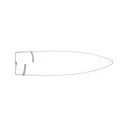 Duke #6 Bobcat and Coyote Hide Stretcher Steel Silver - Duke Traps