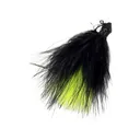 Outkast Tackle Feider Fly Jig Black/Chartreuse 1/8 oz - Outkast Tackle