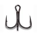 Mustad KVD Elite Triple Grip Short 2x Hook #4 Black Nickel 11PK - Mustad