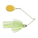 BOOYAH Covert Spinnerbait 1/2oz White Chartreuse Silver Scale Pearl Chartreuse #5 GOLD COL - Booyah