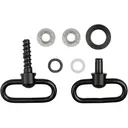 GrovTec Non-Detachable Swivel Set Most Pump and Auto Shotguns Fore End Magazine Cap Swivel, Rear Screw Swivel Stud 1" Steel Black - Grovtec Us Inc
