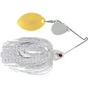 BOOYAH Covert Finesse Colorado Oklahoma Spinnerbait 1/2oz White Silver Scale Gold/Nickel - Booyah