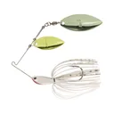 Duckett Baits BD Watersplash Double Willow Spinnerbait 1/2oz Special White Gold/Silver - Duckett Baits
