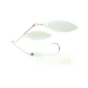 Nichols Lures Pulsator Metal Flake Double Willow Spinnerbait 1/2oz Blue Shad White - Nichols Lures
