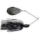 Picasso Inviz-R- Wire Rumbler Single Colorado Spinnerbait 3/4oz Black Black Nickel - Picasso