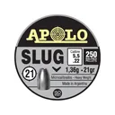 Apolo Slug Hollow Point Air Gun Pellets 22 Caliber 21 Grain 5.5mm 250PK - Hatsan USA