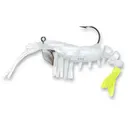 Egret Baits Vudu Rattler Shrimp Swimbait 3.5 White/Chart - Egret Baits