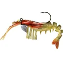 Egret Baits Vudu Rattler Shrimp Swimbait 3.5 Bloody Mary - Egret Baits