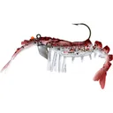 Egret Baits Vudu Rattler Shrimp Swimbait 3.5 Red Pepper - Egret Baits