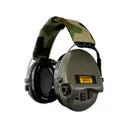 Sordin Supreme Pro X Electronic Ear Muffs with LED Light Gel Ear Cups Green - Sordin Supreme