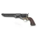 Pietta 1862 Dance Black Powder Revolver 44 Caliber 8" Blued Barrel Case Hardened Frame Walnut Grip - Pietta