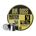 Apolo Air Boss Match Competition Flat Nose Air Gun Pellets 22 Caliber 17 Grain 5.5mm 250PK - Hatsan USA