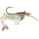 Egret Baits Vudu Shrimp Jumbo Swimbait 4 Natural - Egret Baits