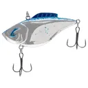 Bill Lewis Hammer-Trap Lipless Crankbait 5/8 oz Chrome Blue/Splatter Black - Bill Lewis