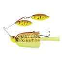 Strike King Tour Grade Painted Blade SB Double Willow Spinnerbait 1/2oz Chartreuse Belly Craw Painted - Strike King