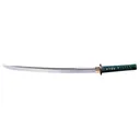 Cold Steel Dragonfly Wakizashi Sword 22" 1055 Carbon Steel Blade Ray Skin and Silk Cord Handle Green - Cold Steel