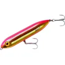 Heddon Super Spook Jr Topwater Gold Pink - Heddon