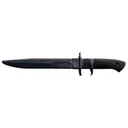 Cold Steel Rubber Training Black Bear Classic Fixed Blade Knife 8.13" Clip Point Santoprene Black - Cold Steel