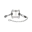 Duke #120 Body Grip Trap Steel Silver - Duke