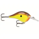 Rapala DT 6 Crankbait Chartreuse Brown - Rapala
