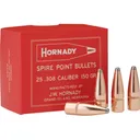 Hornady 75th Anniversary Limited Edition InterLock 30 Caliber (308 Diameter) Bullets 150 Grain Jacketed Soft Point with Cannelure Box of 25 - Hornady