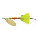 Mepps Aglia Dressed Inline Spinner 1/3oz Yellow Tail Gold Blade - Mepps