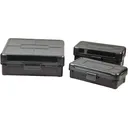 Frankford Arsenal Hinge Top Ammo Box #1009 22-250 Remington, 243 Winchester, 308 Winchester 100-Round Plastic Gray and Black - Frankford Arsenal