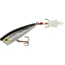 Rebel Magnum Pop-R Topwater Silver Black - Rebel