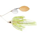 War Eagle Gold Frame Finesse Colorado/Turtleback  Spinnerbait 5/16oz Hot White Chartreuse - War Eagle