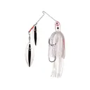 Strike King Premier Plus Double Willow Spinnerbait 1/2oz Bleeding Shad Silver - Strike King