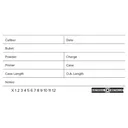 National Metallic Peel and Stick Reloader's Labels Rifle/Handgun 100PK - National Metallic