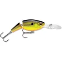 Rapala Jointed Shad Rap 07 Crankbait Chartreuse Black - Rapala