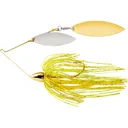 War Eagle Gold Frame Double Willow Spinnerbait 1/2oz Sun Perch Nickel/Gold - War Eagle